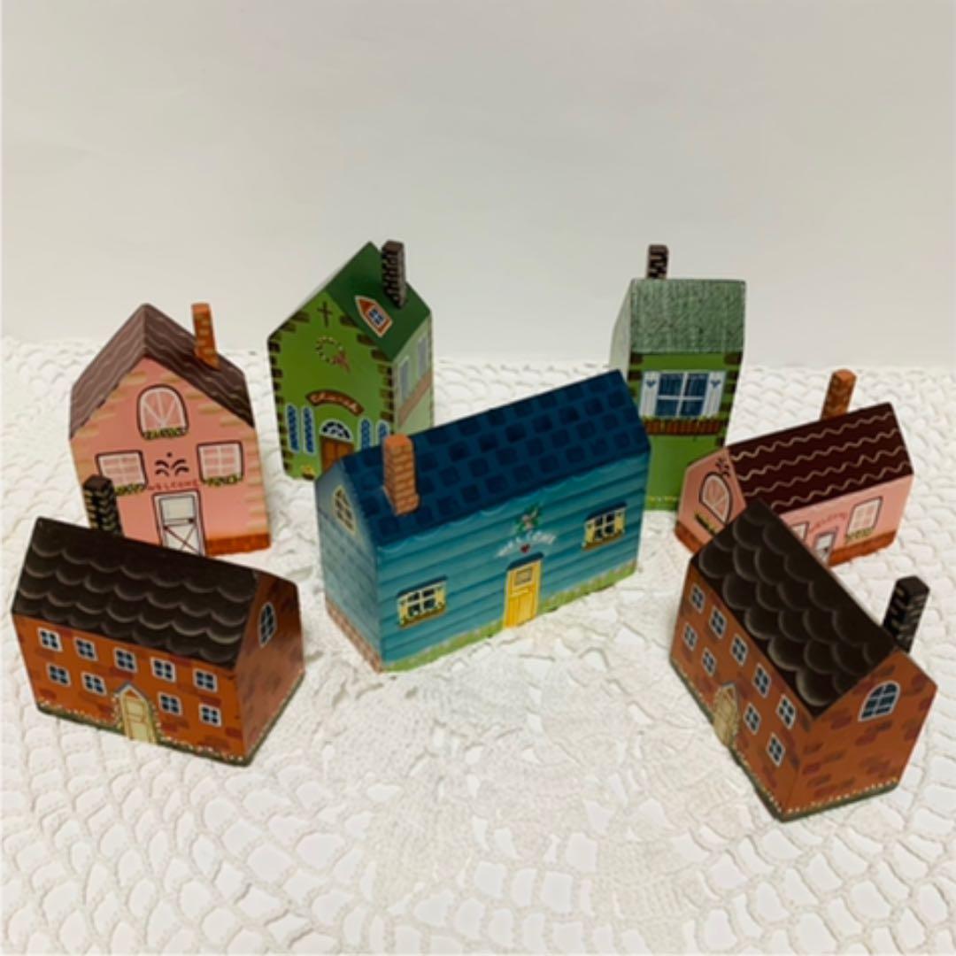 ✨ トールペイント・ウッドハウス7点セット