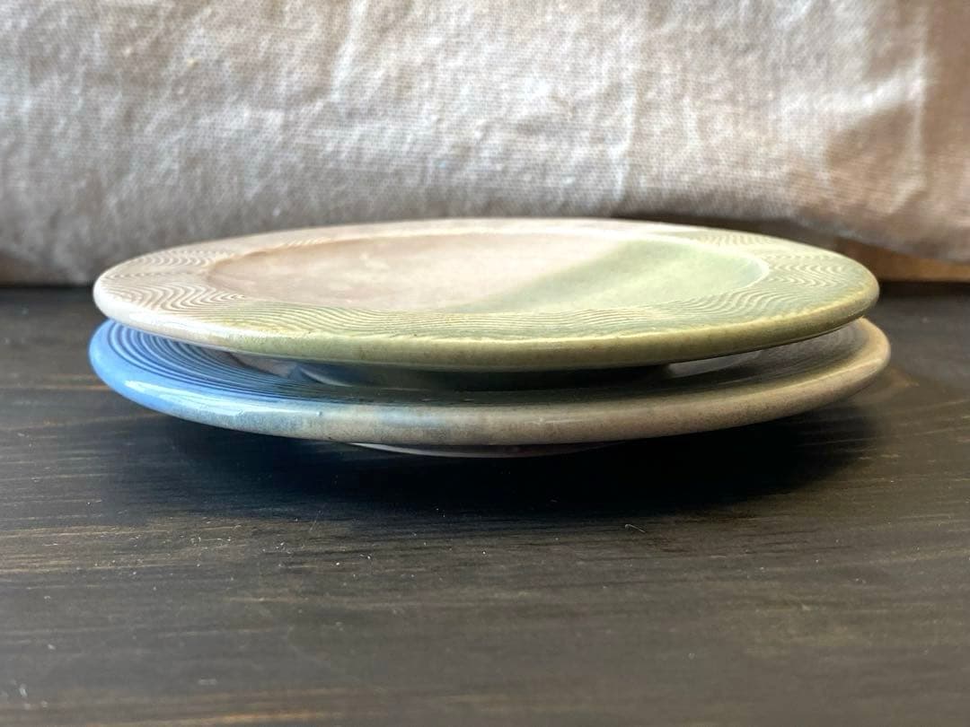 竹村良訓　小皿　2枚　作家もの　一点もの