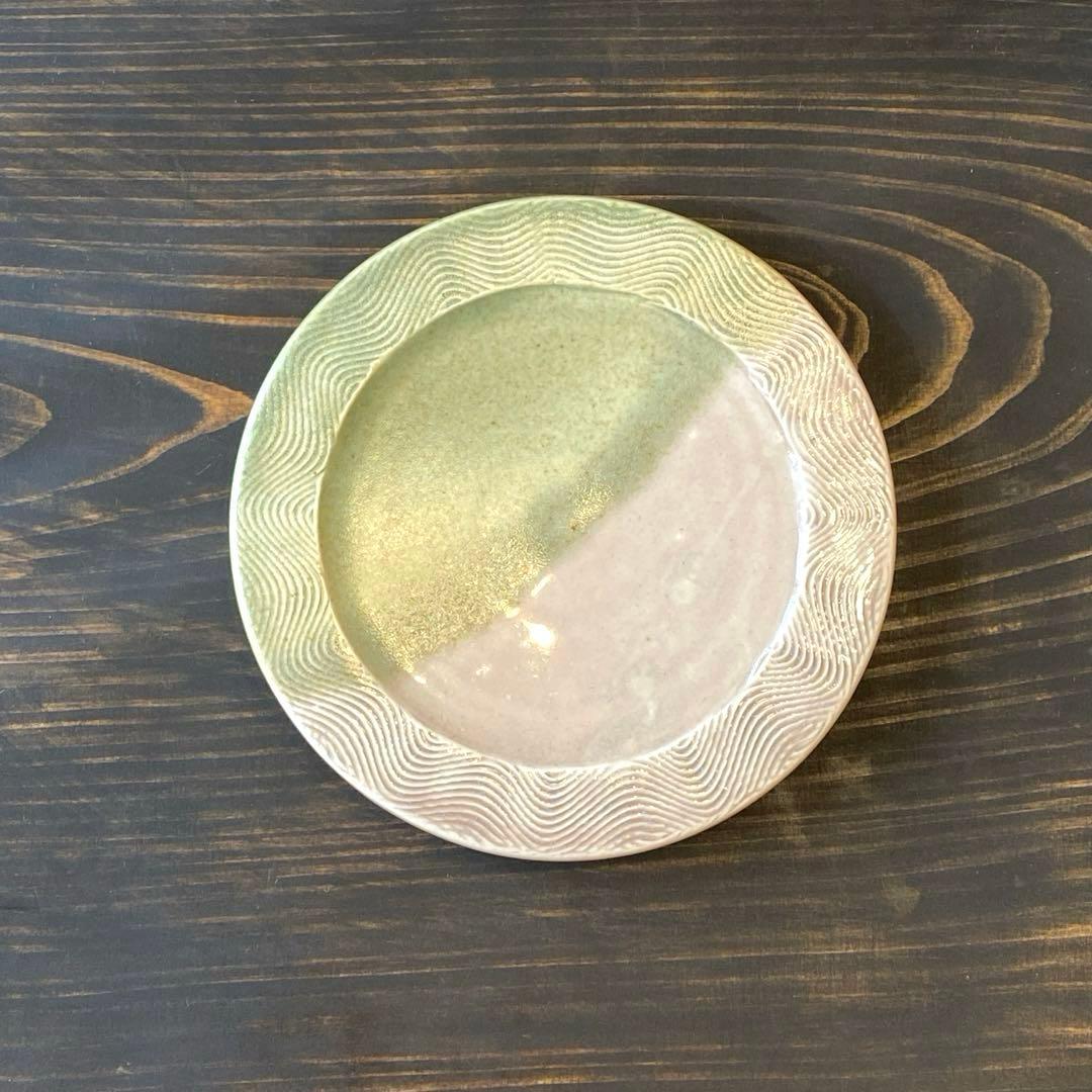 竹村良訓　小皿　2枚　作家もの　一点もの
