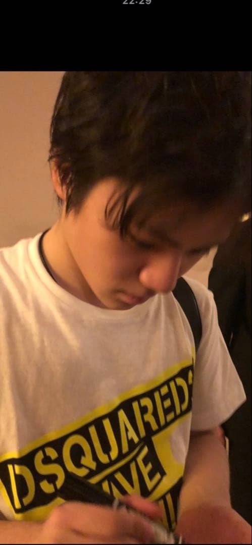 宇野昌磨　直筆サイン　トラベラーズノート