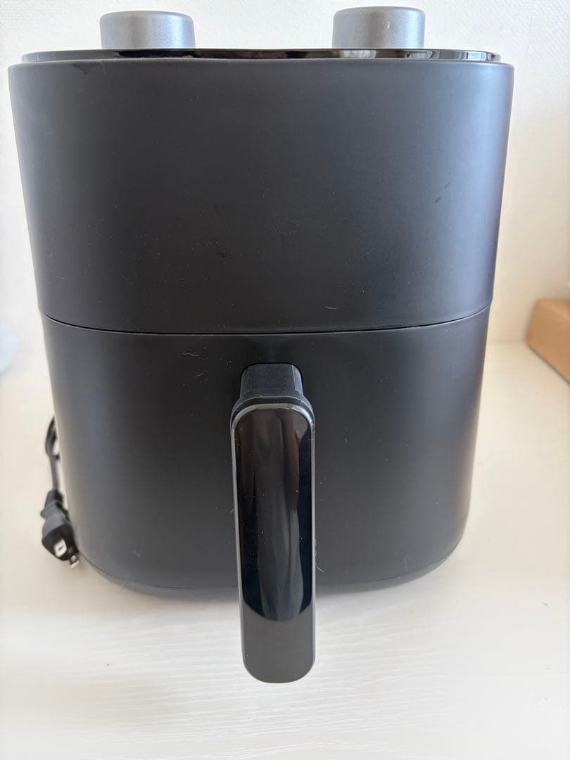 山善 ノンフライヤー 4.5L 大容量 エアフライヤー 家庭用 ブラック　未使用