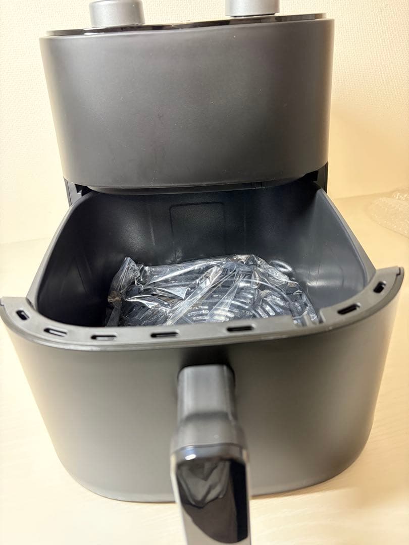 山善 ノンフライヤー 4.5L 大容量 エアフライヤー 家庭用 ブラック　未使用