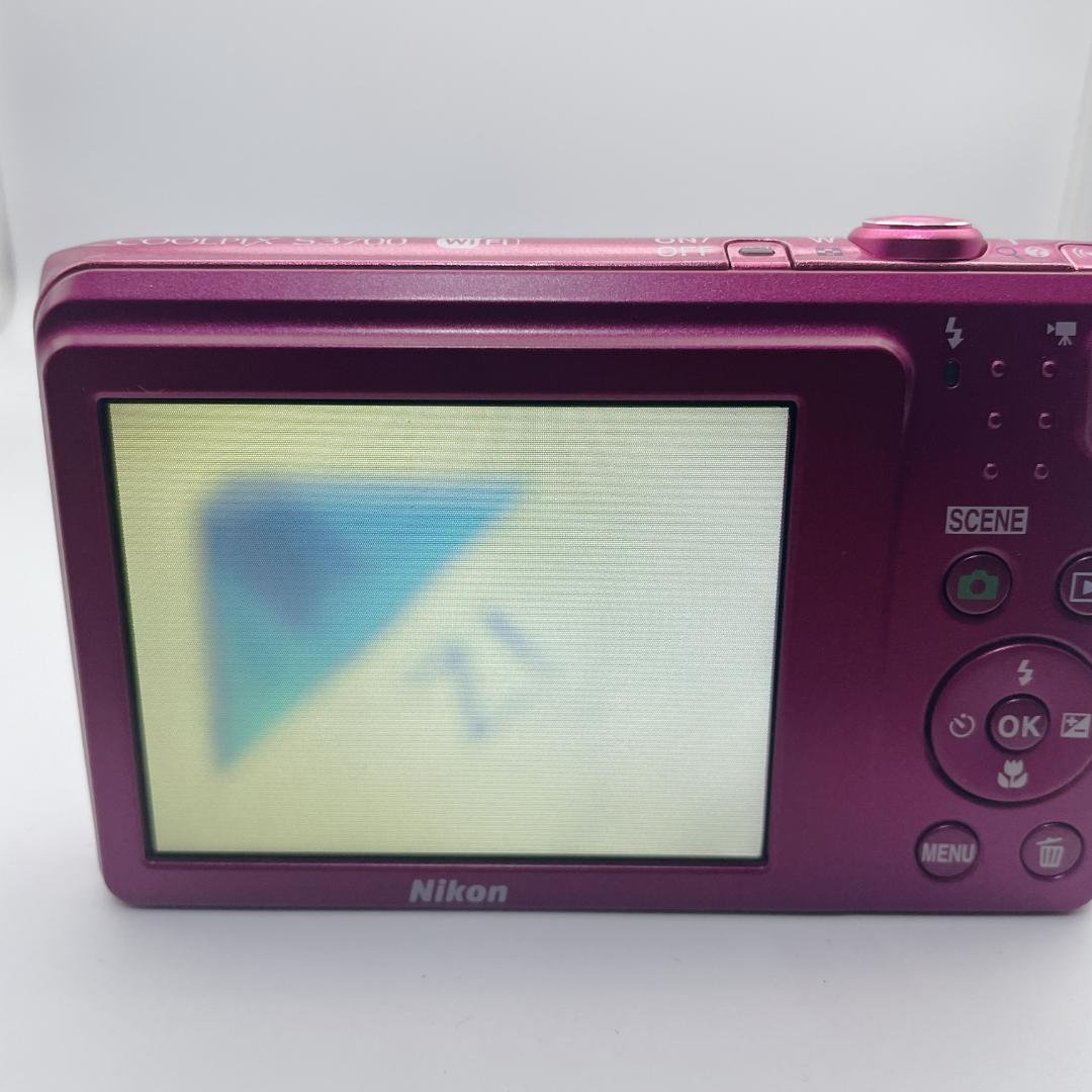 【極美品】Nikon ニコン COOLPIX S3700 デジタルカメラ ピンク