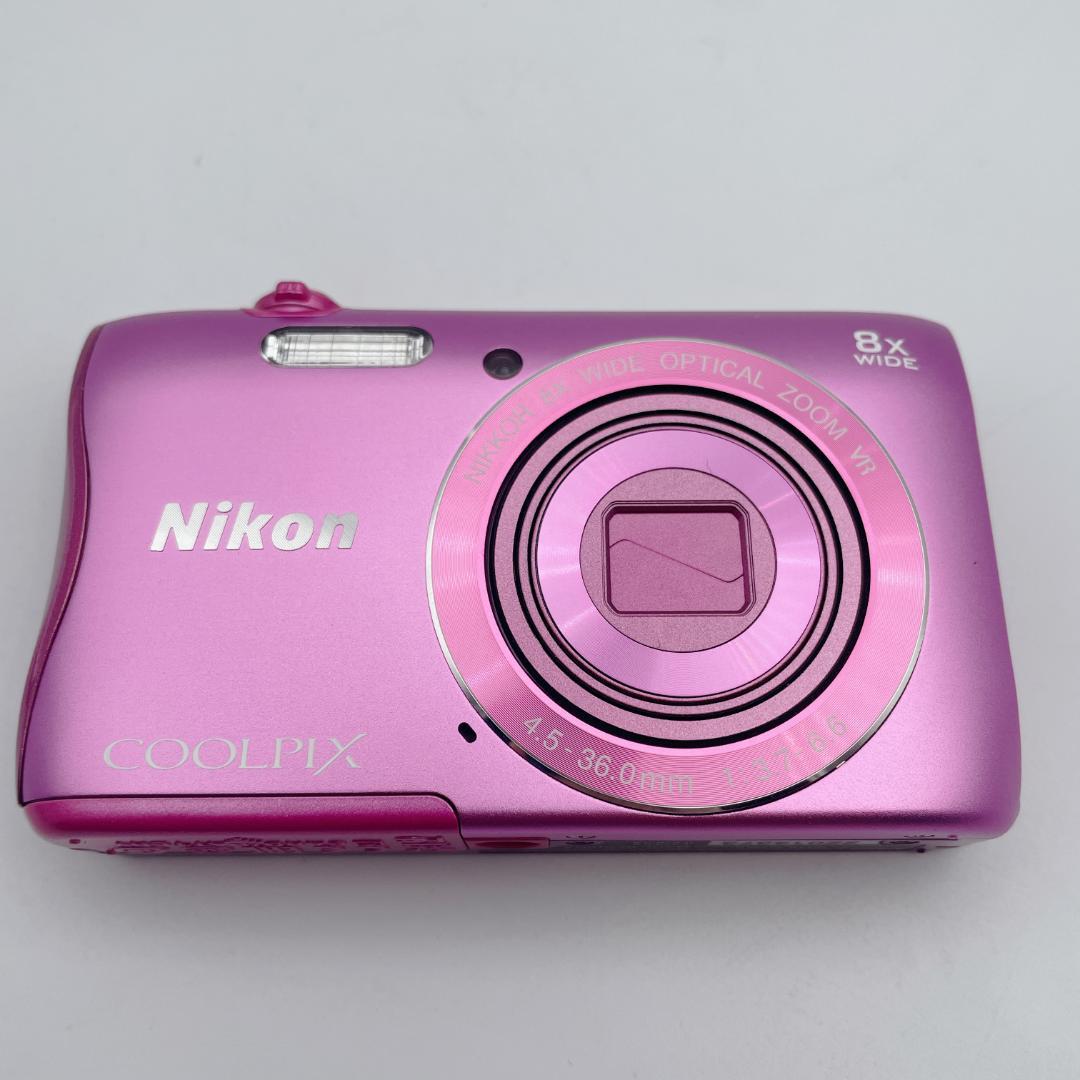 【極美品】Nikon ニコン COOLPIX S3700 デジタルカメラ ピンク