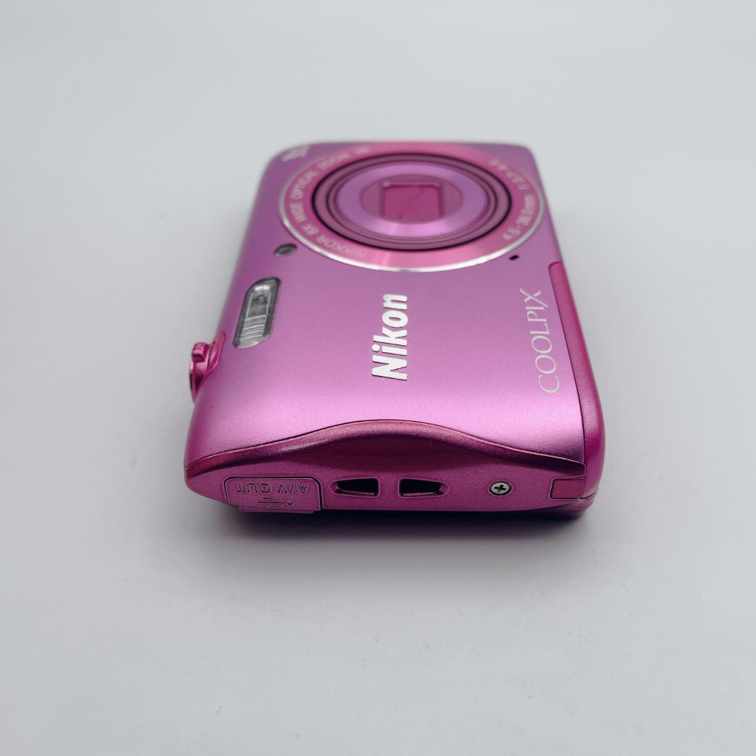 【極美品】Nikon ニコン COOLPIX S3700 デジタルカメラ ピンク