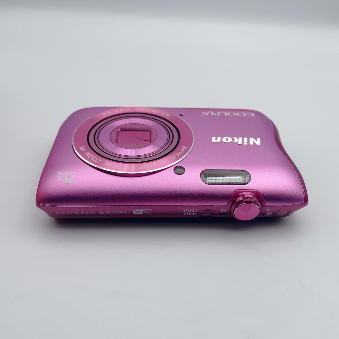 【極美品】Nikon ニコン COOLPIX S3700 デジタルカメラ ピンク