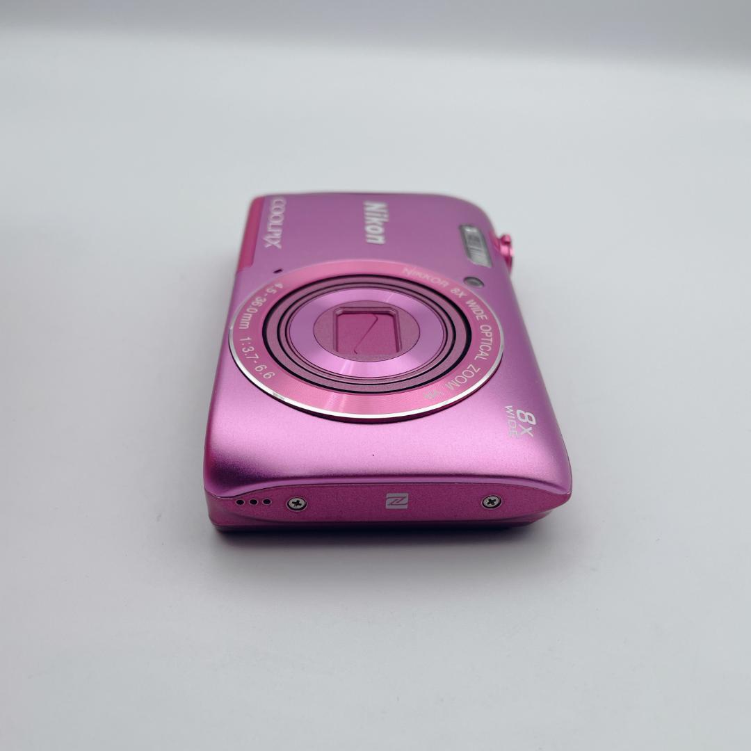 【極美品】Nikon ニコン COOLPIX S3700 デジタルカメラ ピンク