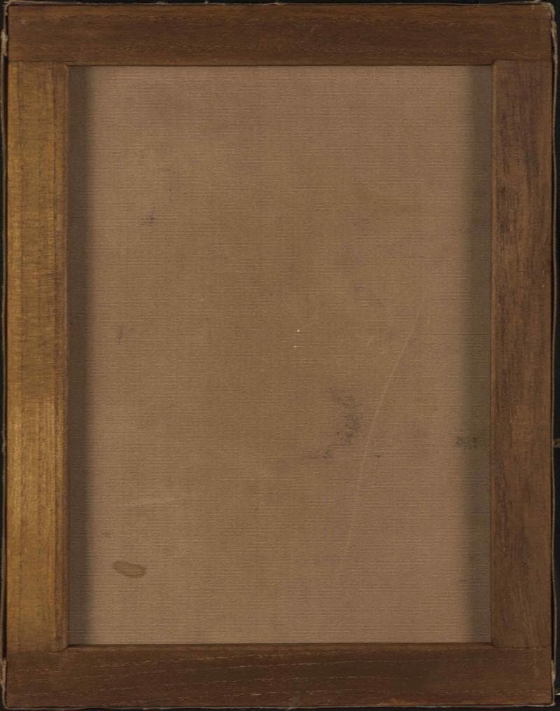 グスタフ・クリムト　油彩　肉筆『母子像』表サイン　F8号　額無　b918