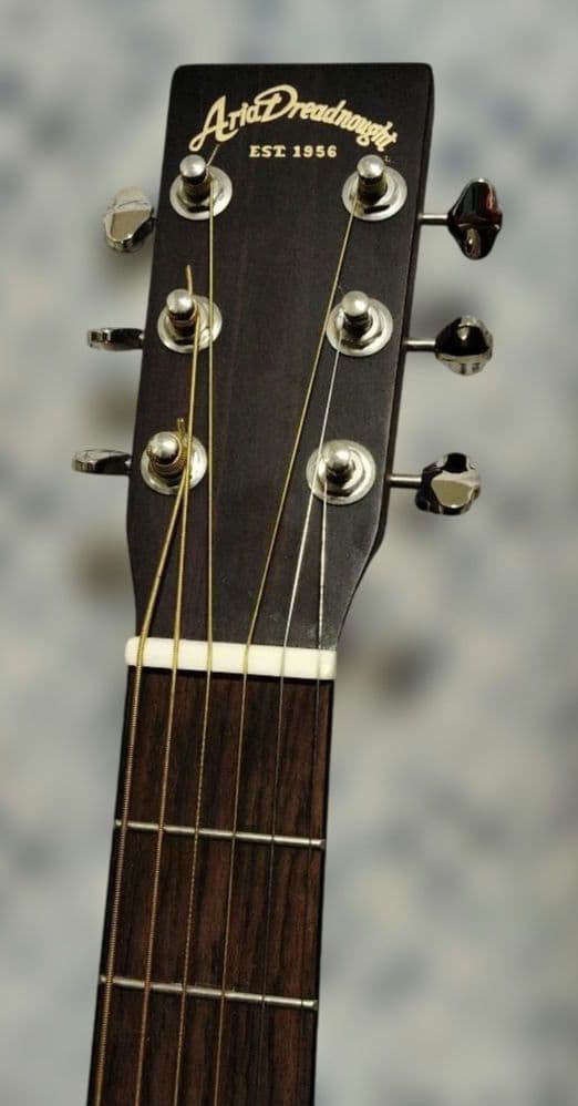 Aria AF-38MINIBS Dreadnought オール単板