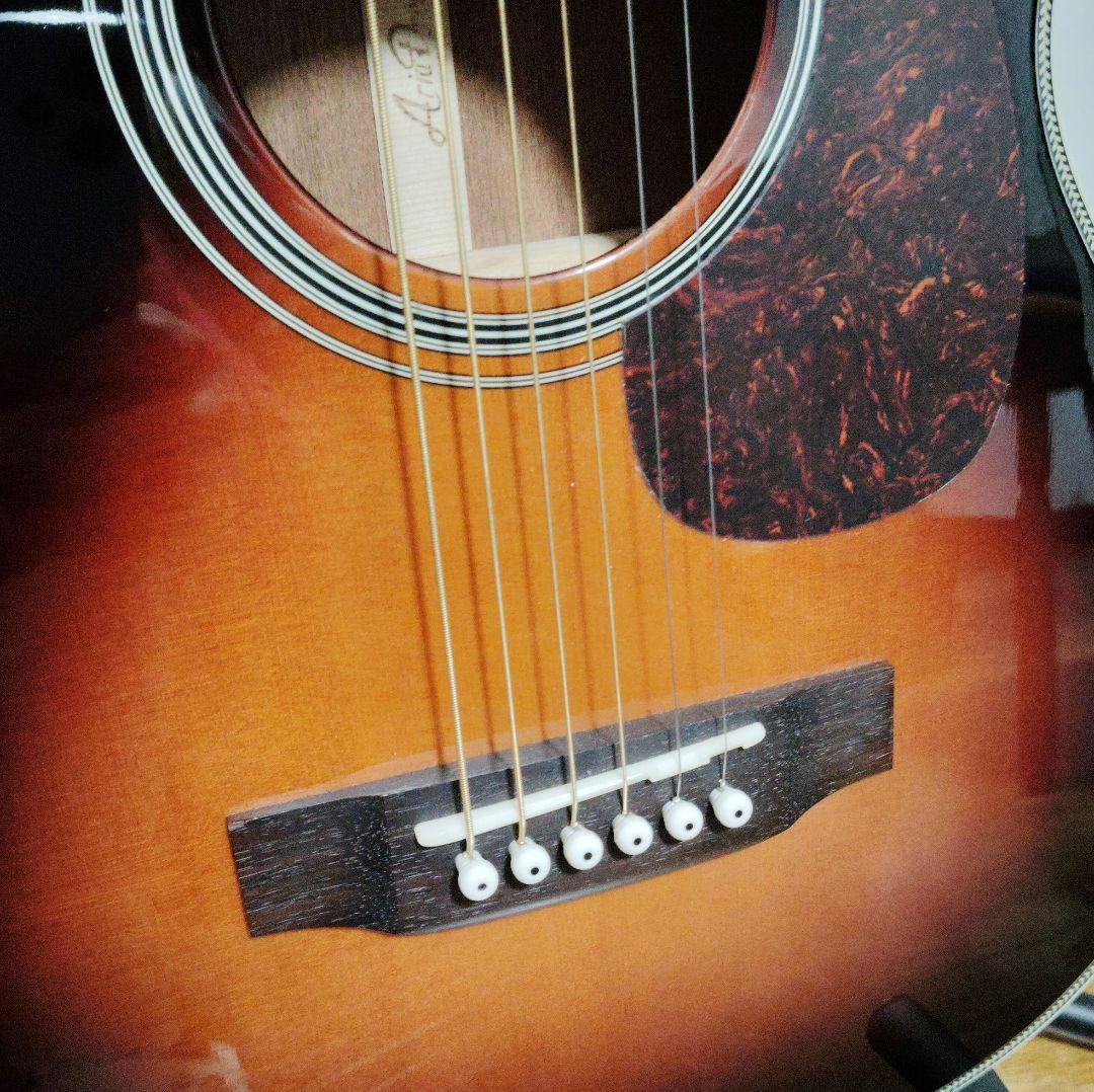 Aria AF-38MINIBS Dreadnought オール単板