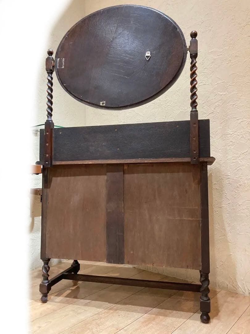 アンティーク　ドレッサー　化粧台　姿見　洋風　アジアン