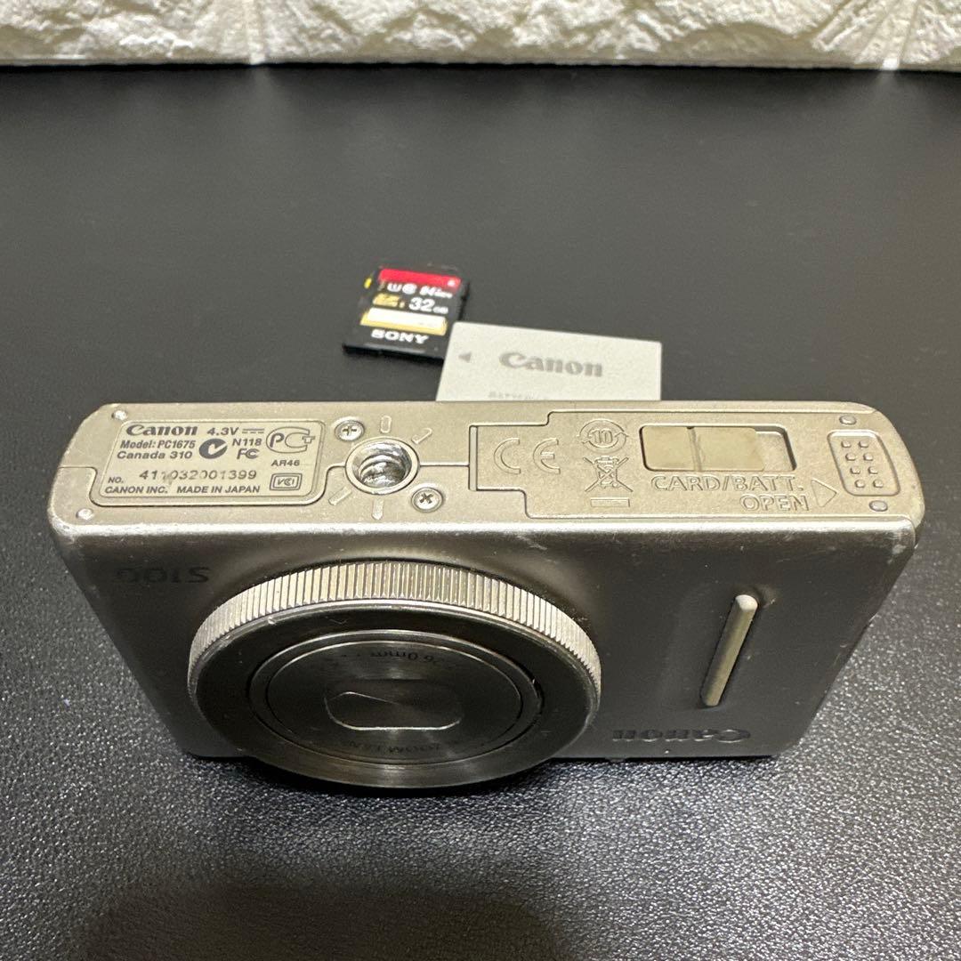キャノンCanon Power Shot S100 シルバー　動作確認済