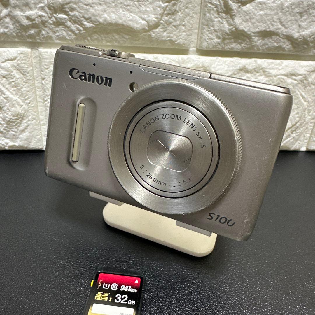 キャノンCanon Power Shot S100 シルバー　動作確認済