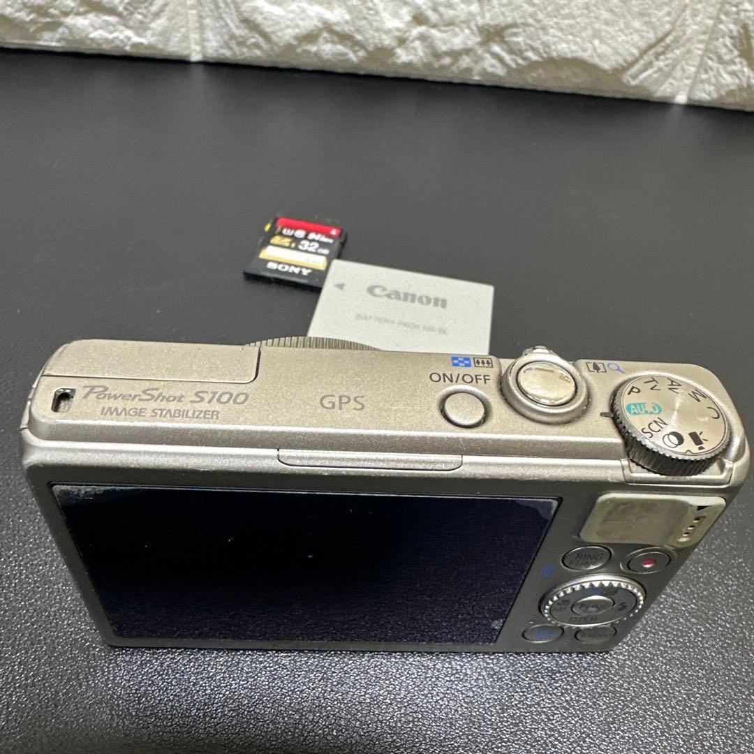 キャノンCanon Power Shot S100 シルバー　動作確認済