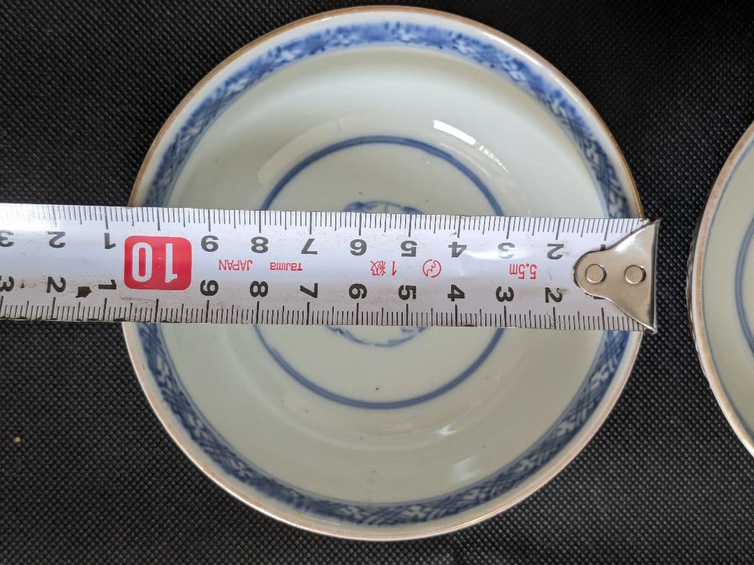 古伊万里 手描き 蓋付き 茶碗 4客 アンティーク ヴィンテージ