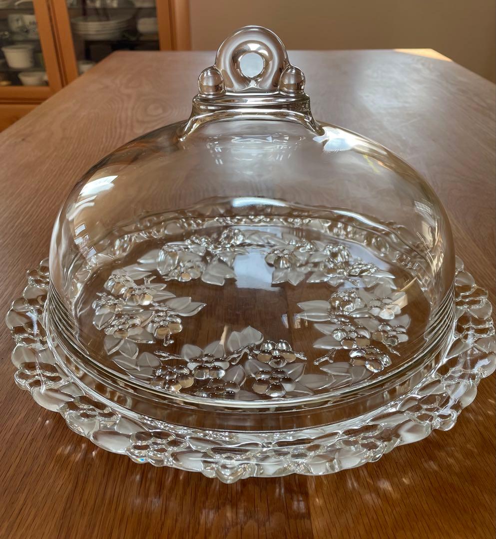 ワルターグラス　ガラスドーム　チーズベル　ケーキスタンド　ケーキドーム