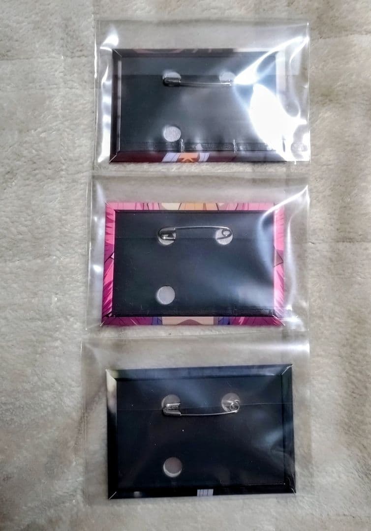 鬼滅の刃　上弦集結、そして刀鍛冶の里へ　場面写スクエア缶バッジ３点セット