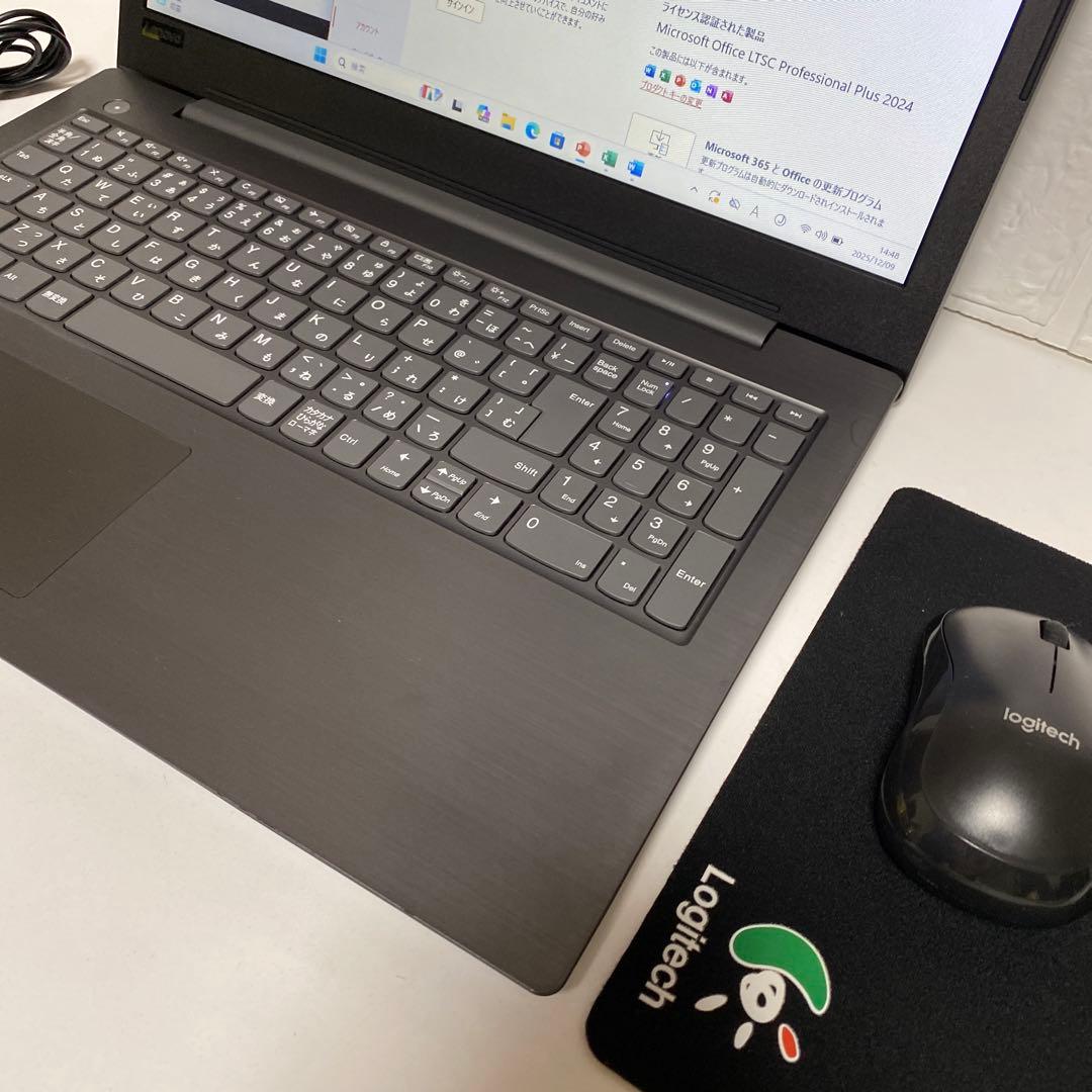 Windows11 オフィス付きWebカメラ　SSD美品　LENOVOノートPC