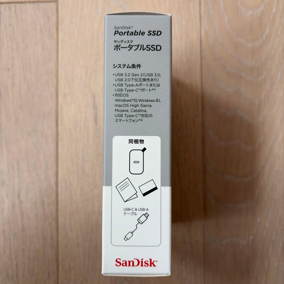 外付けハードディスク・ドライブ SanDisk Portable SSD 480GB