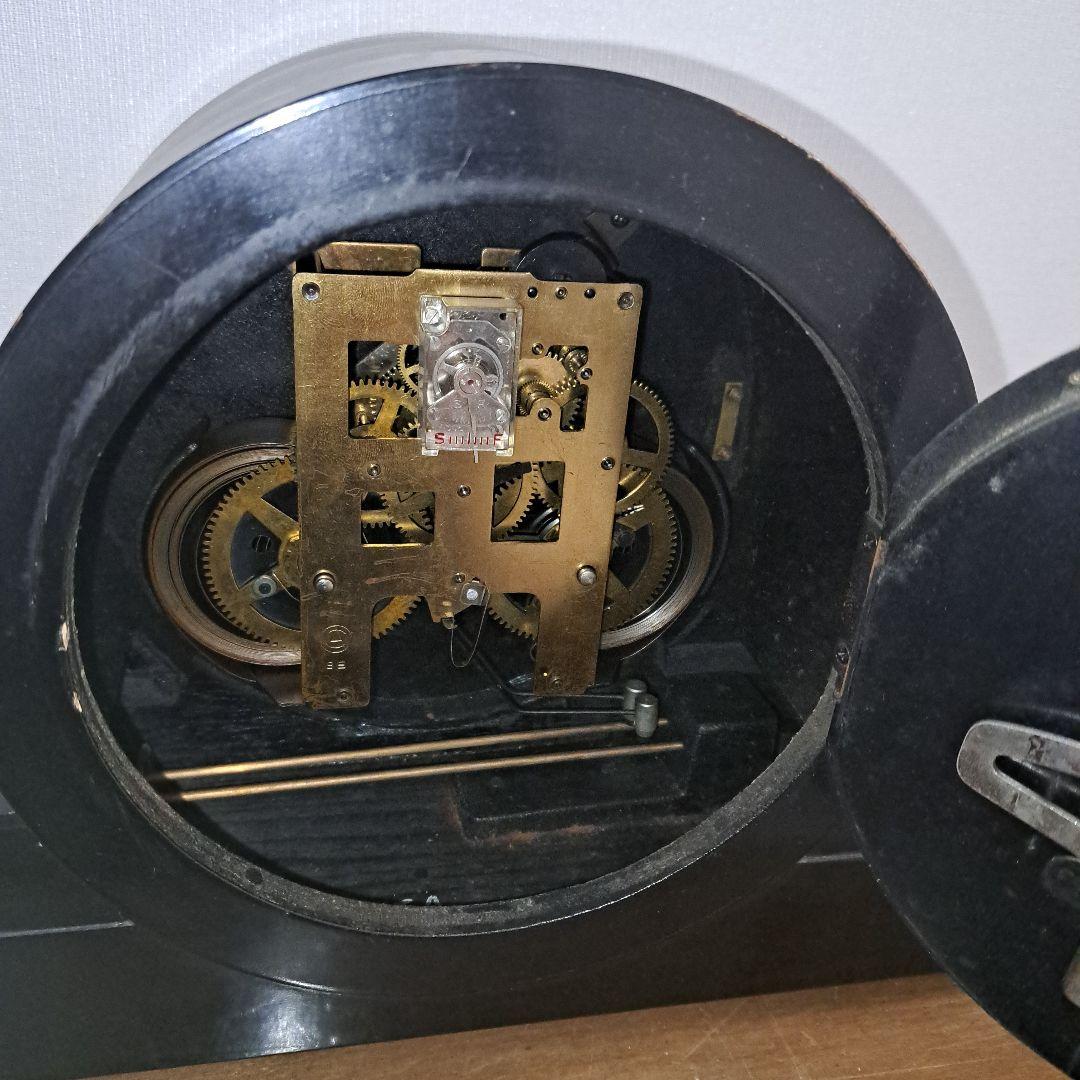 オーバーホール済み　愛知時計　クラシック　ローマ数字　置時計