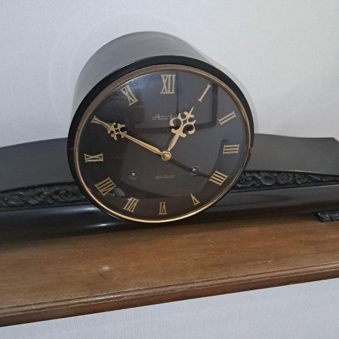オーバーホール済み　愛知時計　クラシック　ローマ数字　置時計