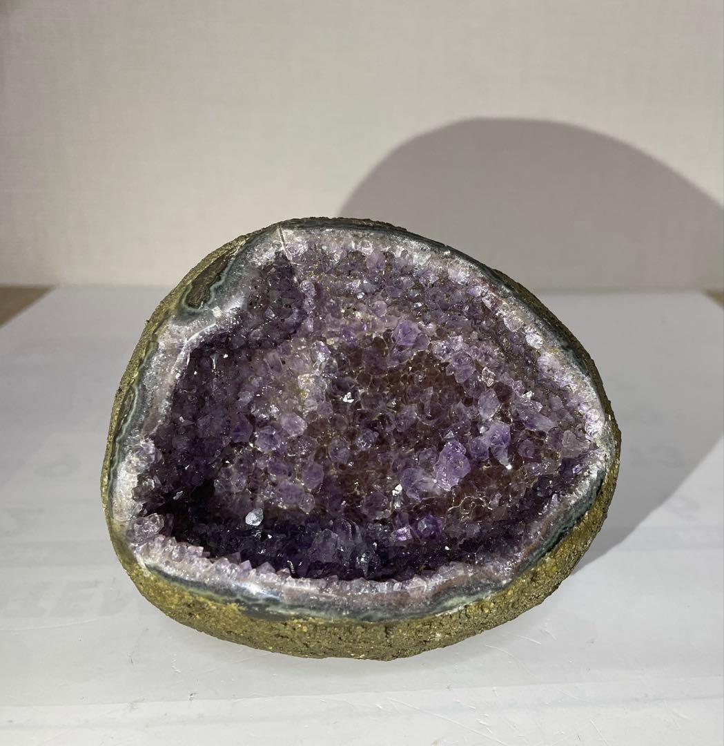 アメジスト マネーボックス ジオード 晶洞 浄化 パワーストーン 魔除 幸運