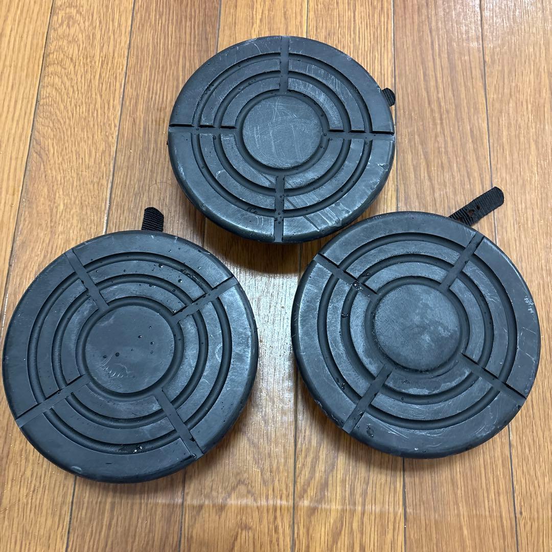 FTG-D-GP-BK グランドピアノ用 フトーゴム台 ブラック