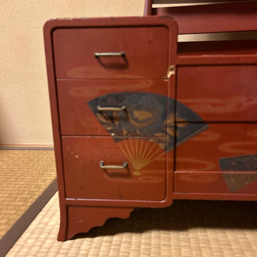 昭和レトロ鏡台　Japanese Showa Mirror