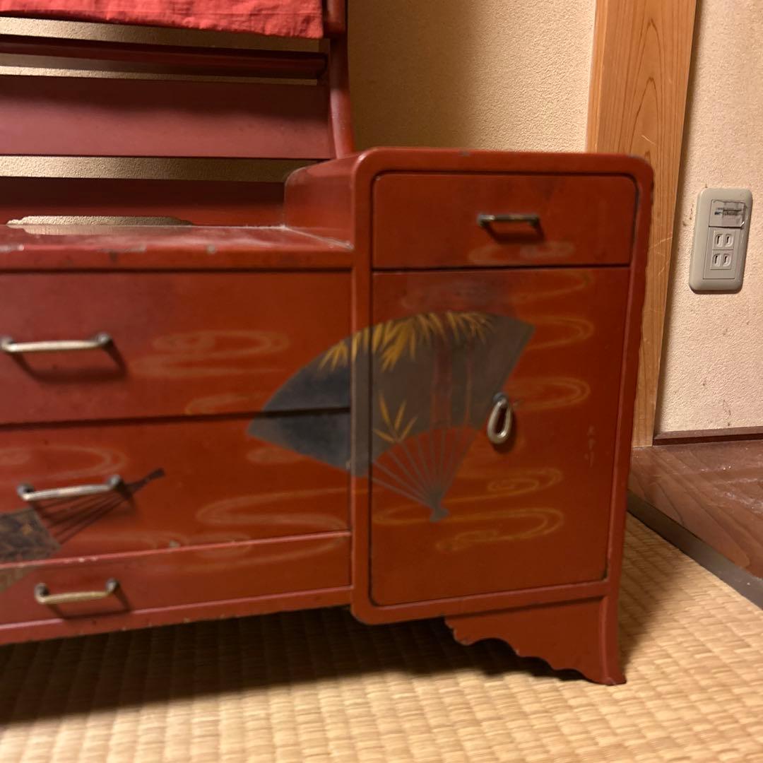 昭和レトロ鏡台　Japanese Showa Mirror