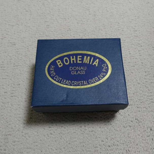 Bohemia ボヘミアグラス ウイスキーグラス　２個セット 【美品・未使用】