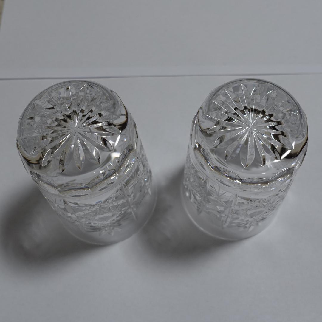 Bohemia ボヘミアグラス ウイスキーグラス　２個セット 【美品・未使用】