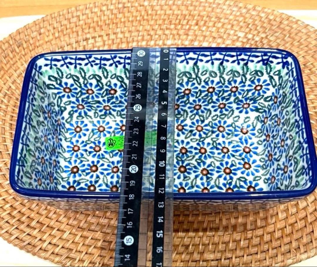 新品　ポーランド食器　ツェラミカ製　オーブンディッシュ 大　ポーリッシュポタリー