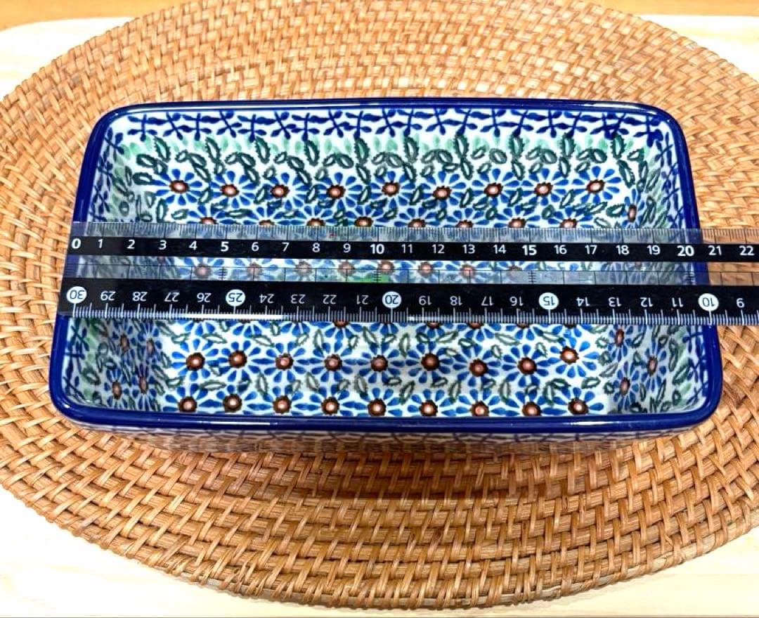 新品　ポーランド食器　ツェラミカ製　オーブンディッシュ 大　ポーリッシュポタリー