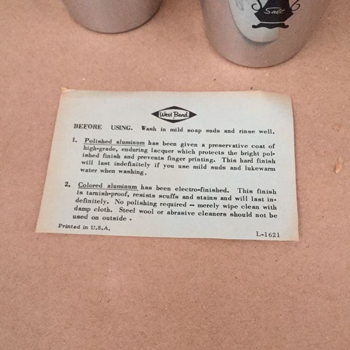 WEST BEND 50s ヴィンテージ 3点セット