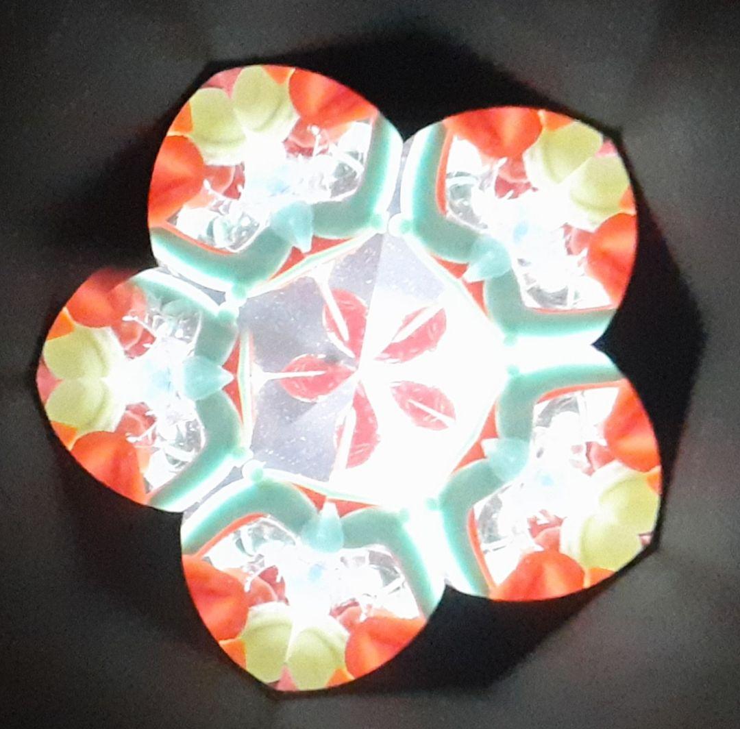 万華鏡　ステンドグラス　オイル　梅