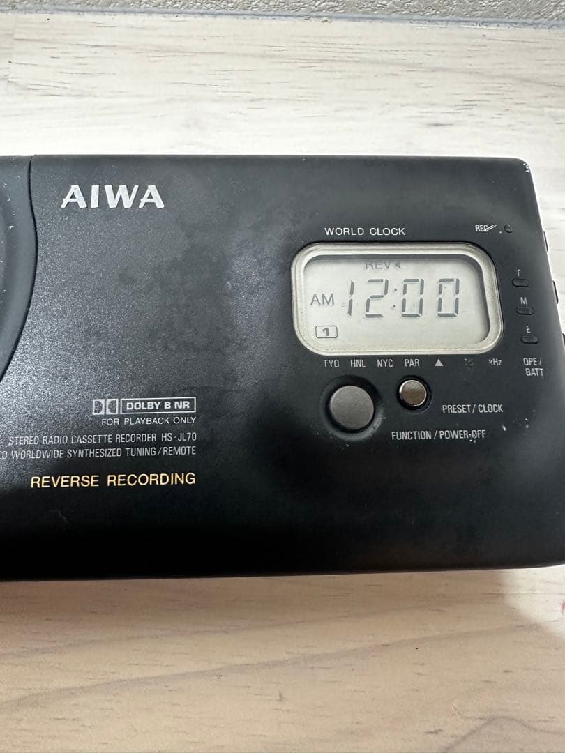 AIWA ステレオラジオカセットプレーヤー HS-JL70 カセットボーイ