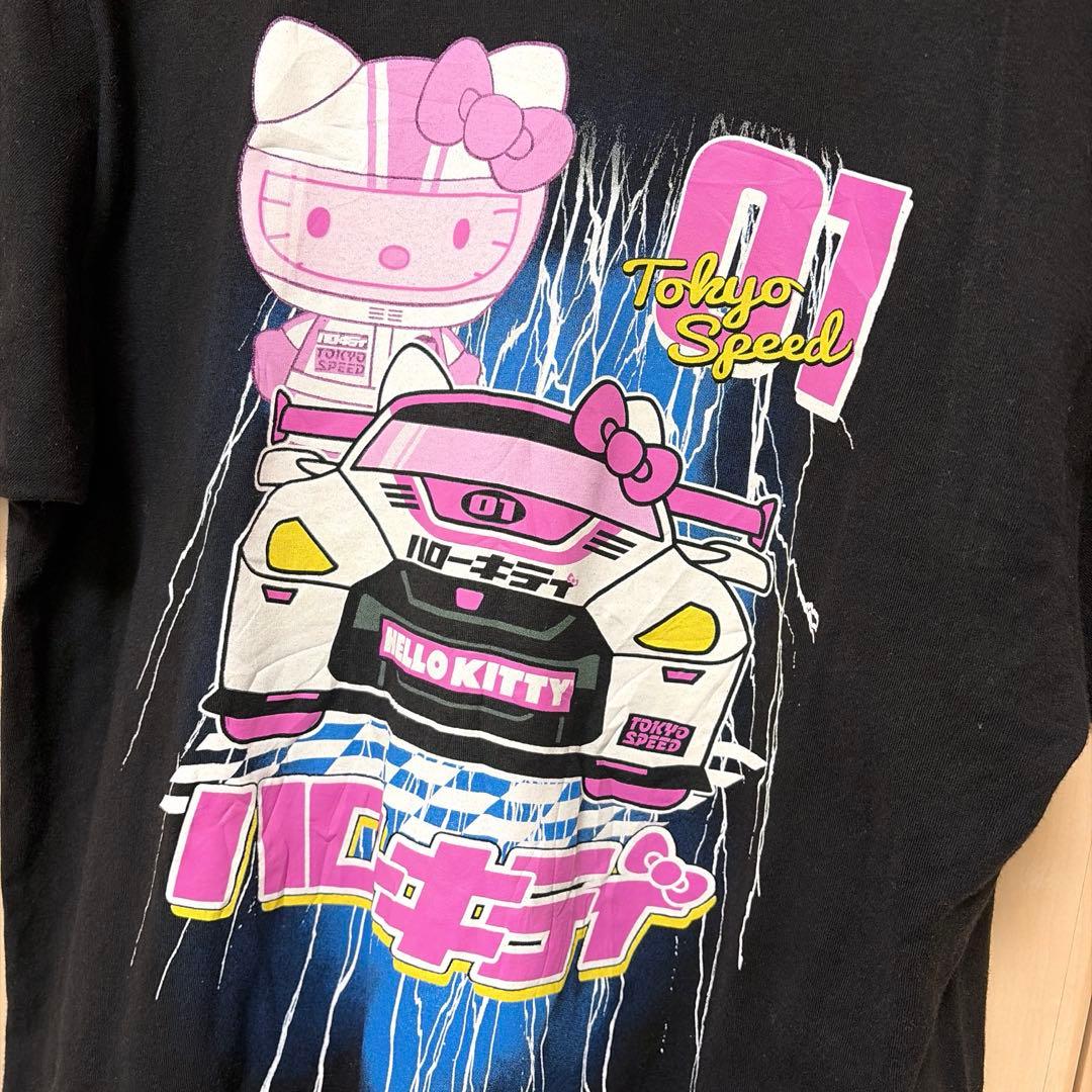 ハローキティ レーシングTシャツ Lサイズ