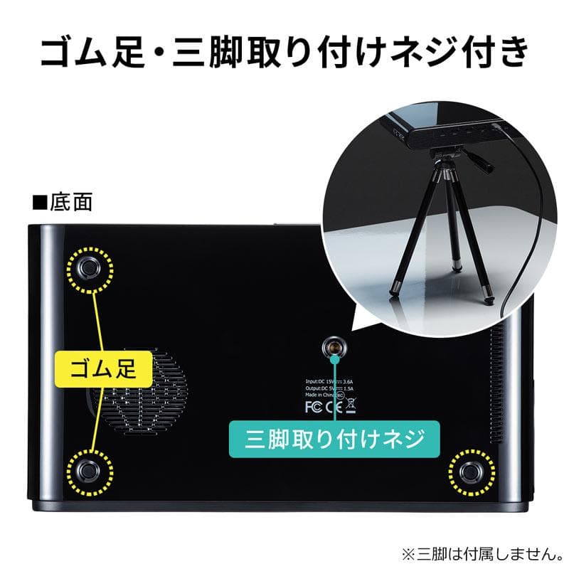 サンワサプライ PRJ-7 モバイルプロジェクター 中古動作品 元箱付フルセット