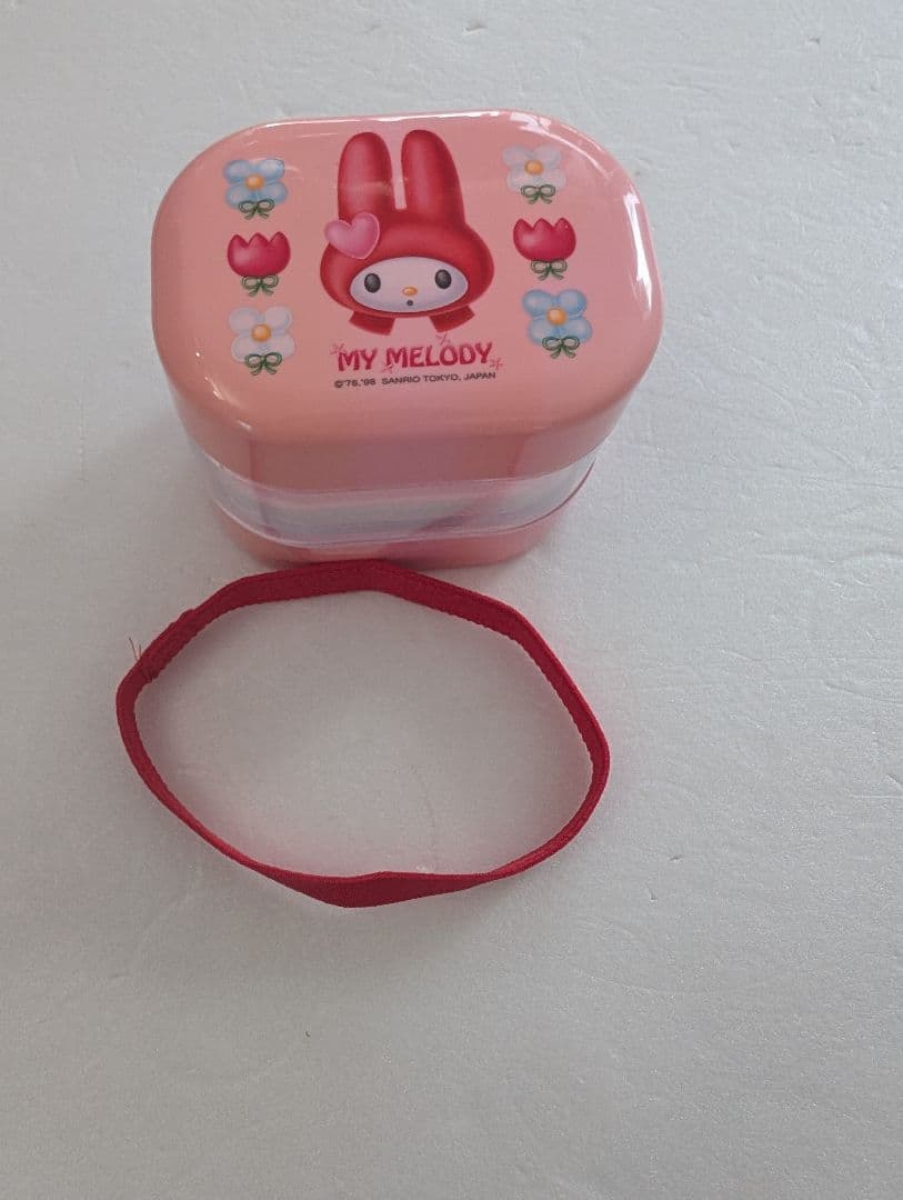 マイメロ ハート お弁当箱 ランチボックス レトロ 赤ずきん 1998