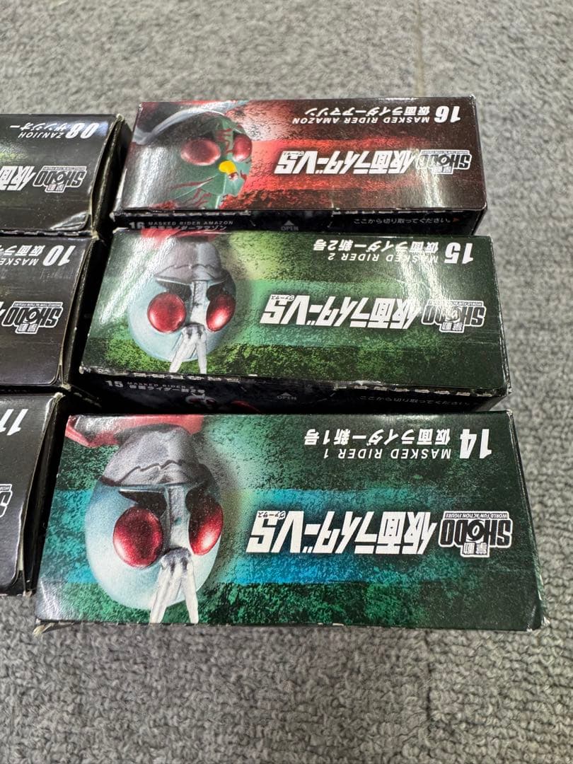 未開封 バンダイ 掌動 SHODO 仮面ライダーVS 6点