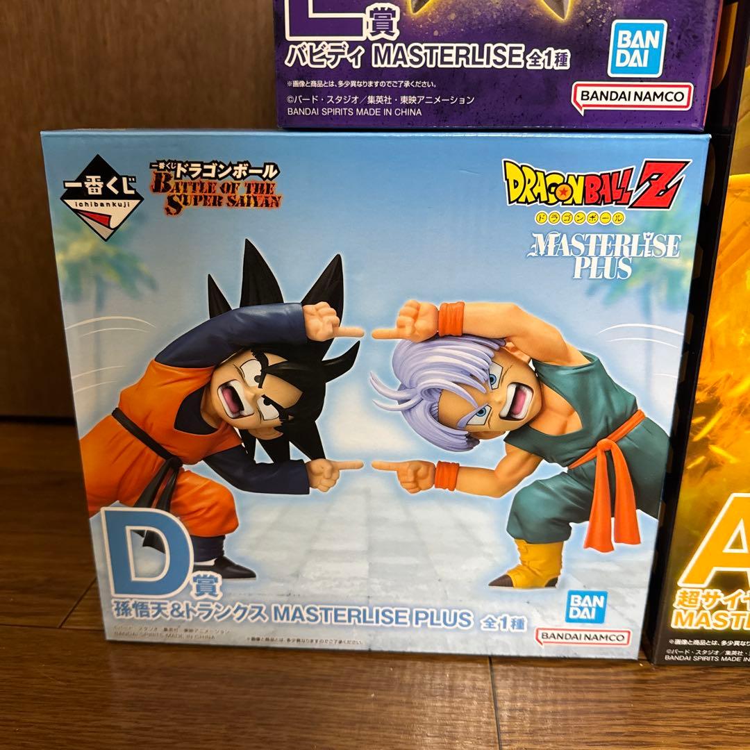 1番くじ　ドラゴンボール MASTERLISE　 A.D.E賞（3点セット）