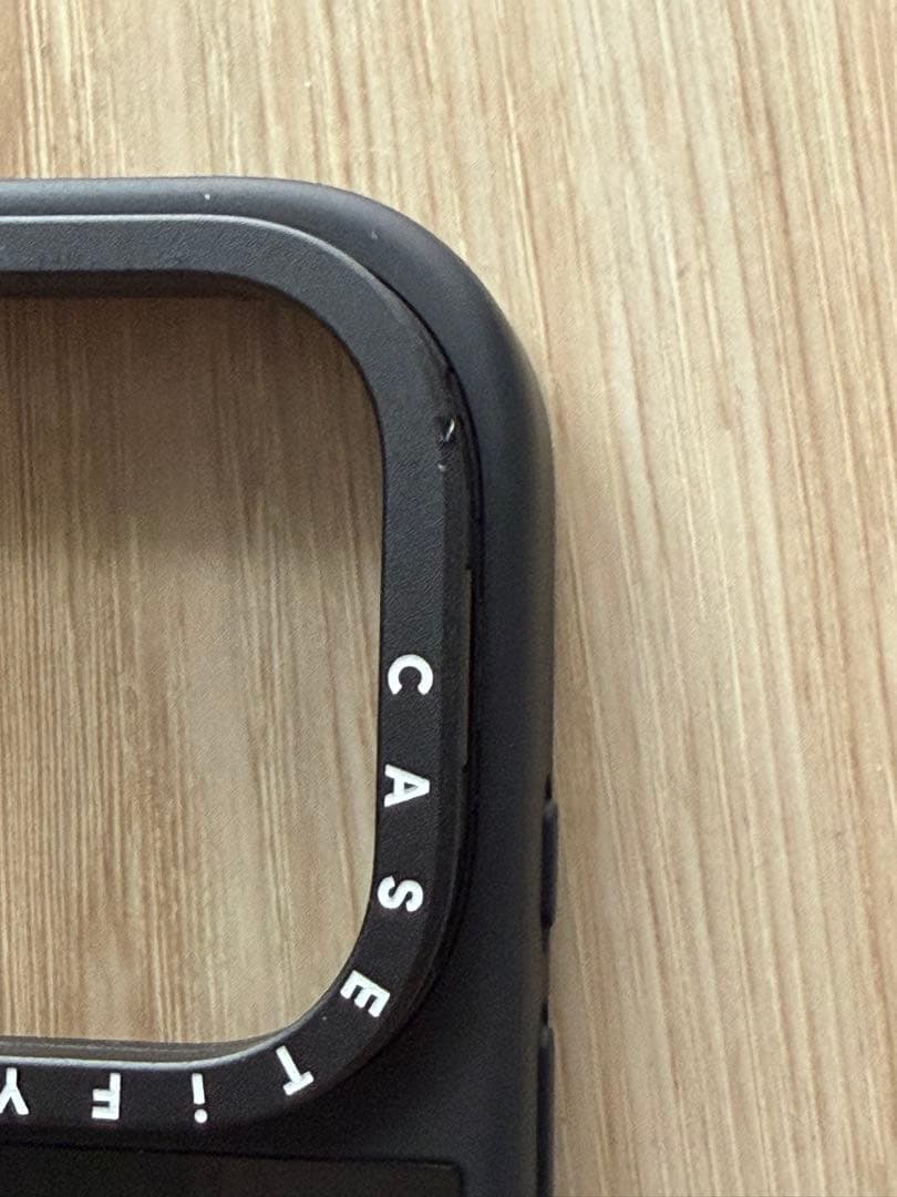 iphone17 pro max用 CASETiFY ブラック ハードケース