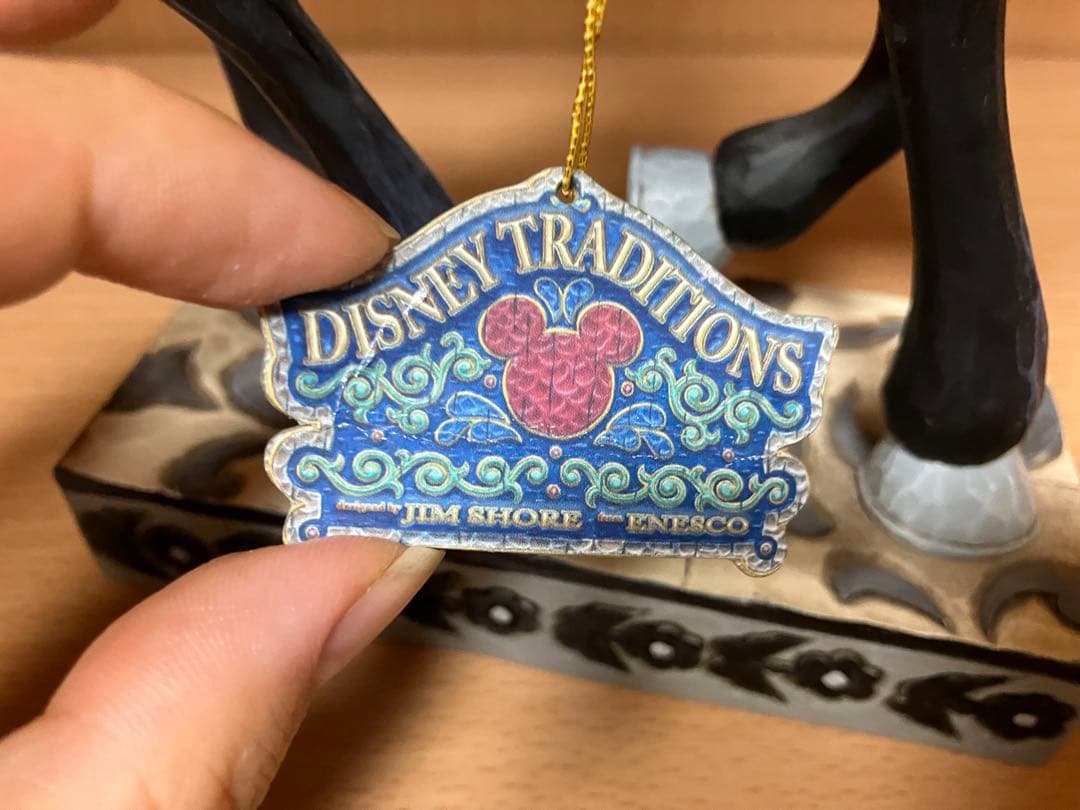 ジムショア氏　カウボーイミッキーマウス モノクロ置物