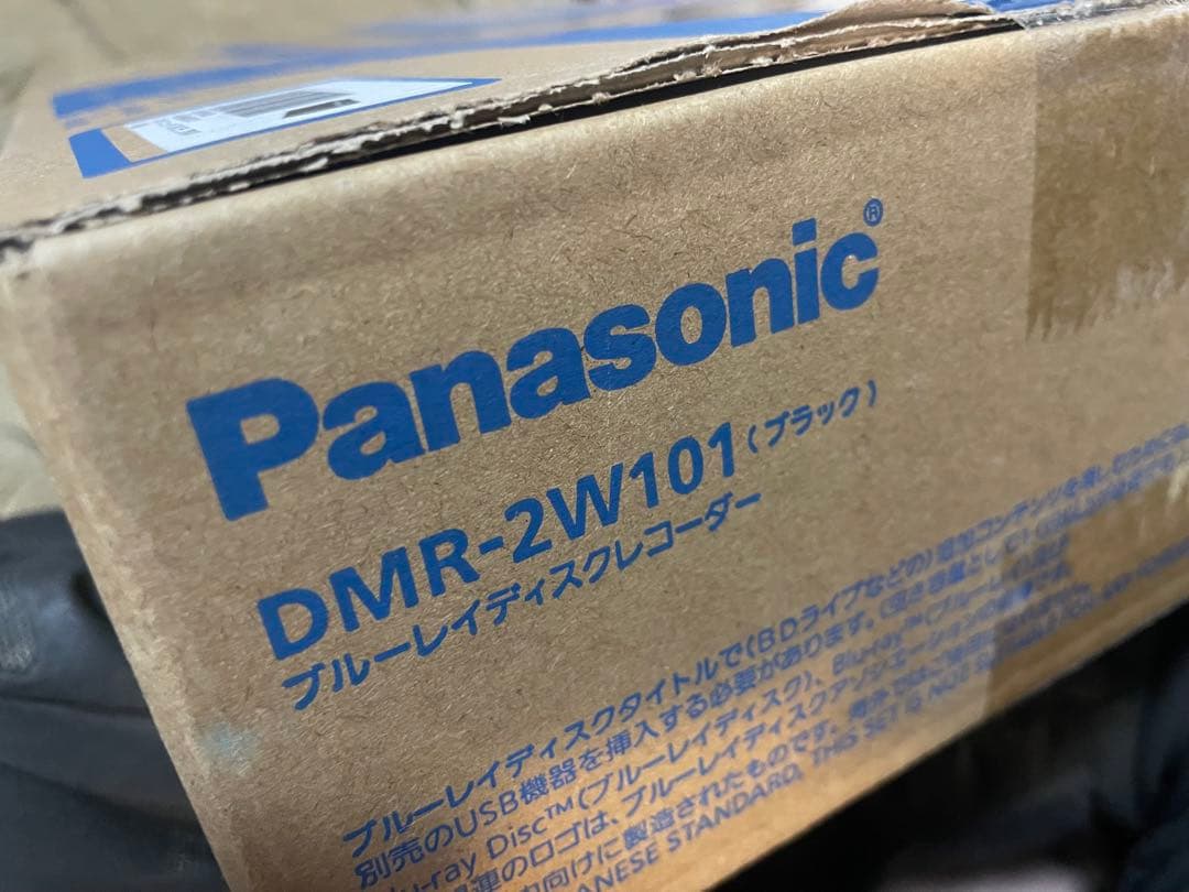 (新品)PanasonicブルーレイディスクレコーダーDMR-2W101ブラック