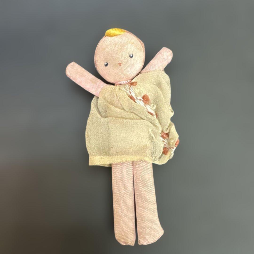 昭和レトロ　へろへろ人形と木の家具セット