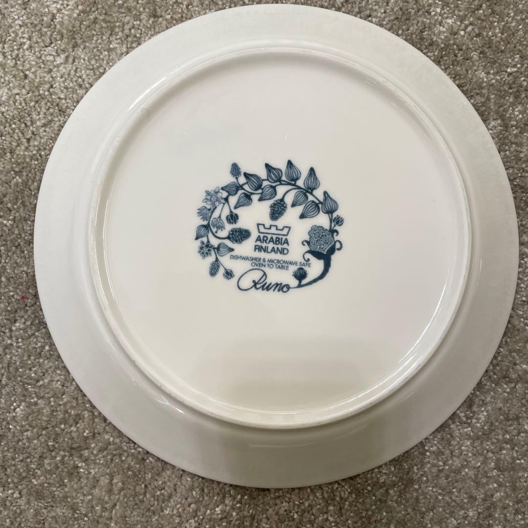 旧ロゴアラビアルノRUNO ウィンタースター 21cmプレート