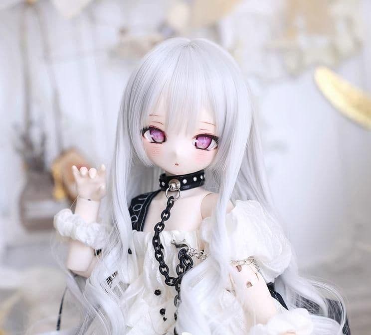 AX38 BJD 1/3 人形 ドール　用ウィッグ カツラ 耐熱 ハンドメイド