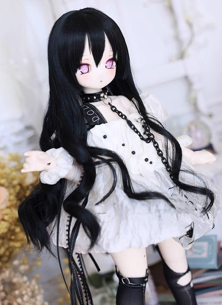 AX38 BJD 1/3 人形 ドール　用ウィッグ カツラ 耐熱 ハンドメイド