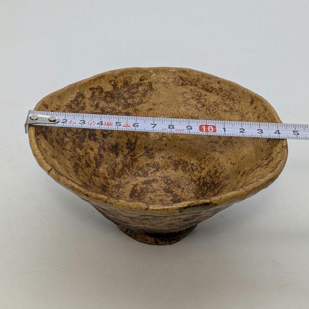 【直しあり】高村光雲 伊羅保釉手造り茶盌 用心箱 抹茶碗 抹茶茶碗 茶道具 茶器