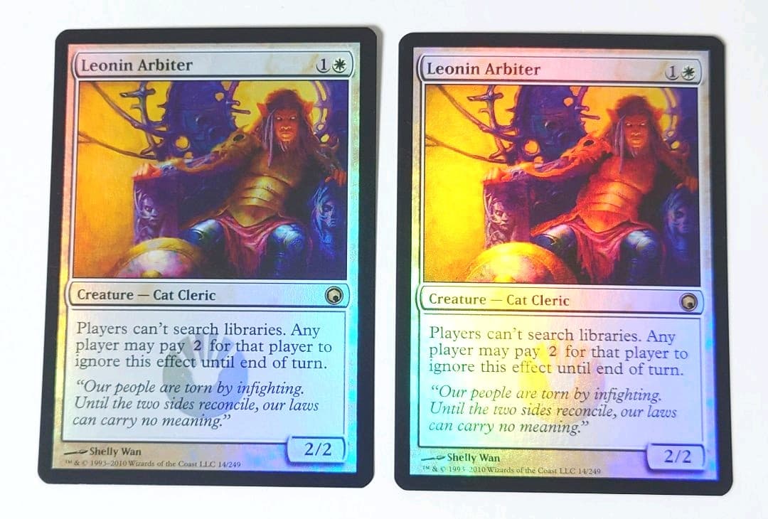 MTG レオニンの裁き人 FOIL 英語版 4枚セット
